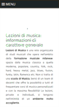 Mobile Screenshot of lezionidimusica.it